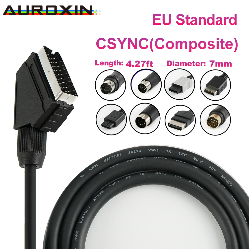 Retro Gaming Cable - Cavo SCART di Alta Qualità per