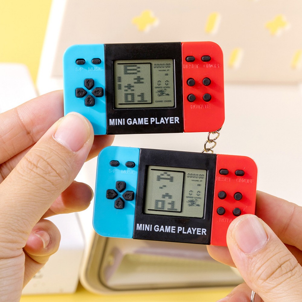 Retro Gaming Device Handheld - Portachiavi con console di gioco portatile