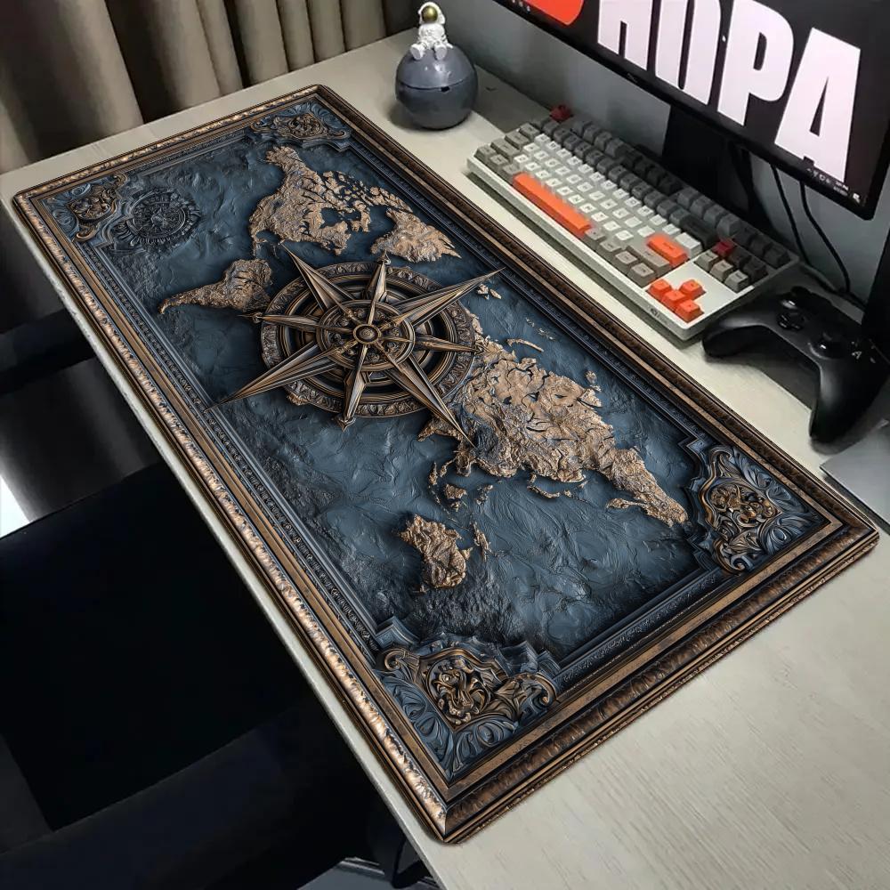 Retro Gaming Rug - Tappetino per mouse con bussola e