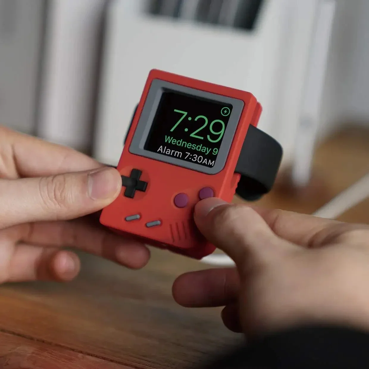 Retro Gaming Station - Supporto in Silicone per Caricabatterie IWatch,