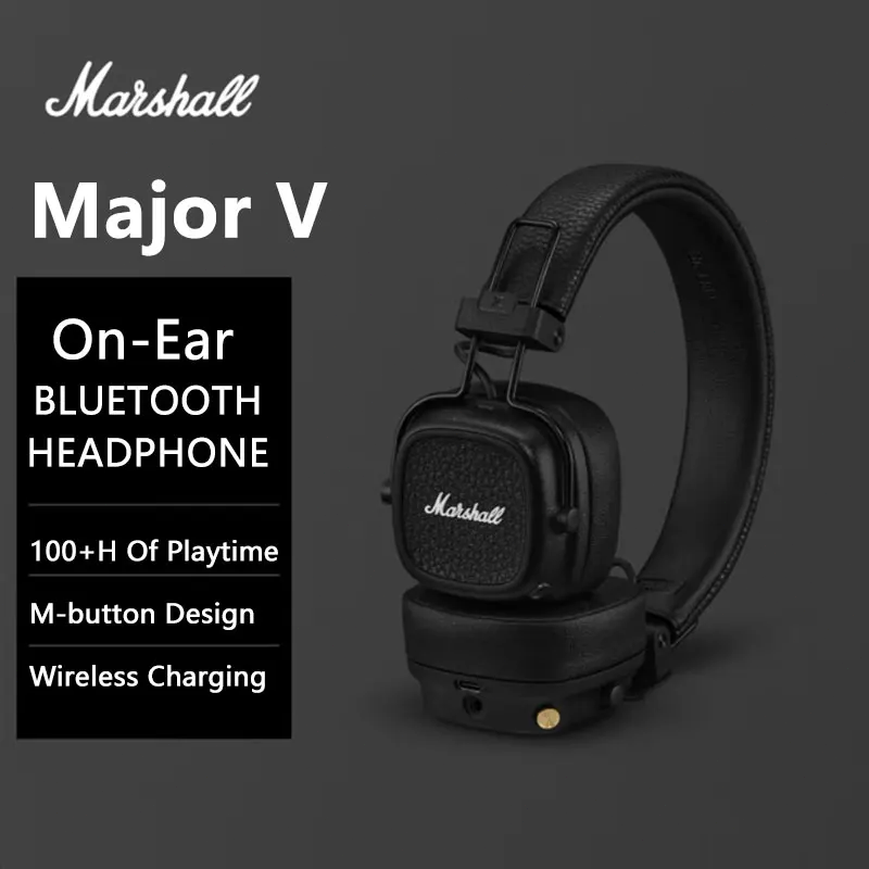 Retro Gaming Cable - Cuffie Bluetooth Wireless Marshall Major V