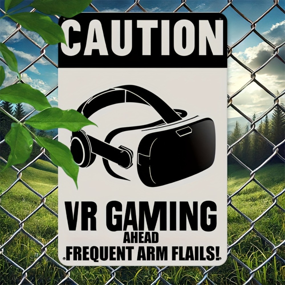 1 Pezzo Targa in Metallo VR Ga - Retro Gaming Vr recensione e prezzo