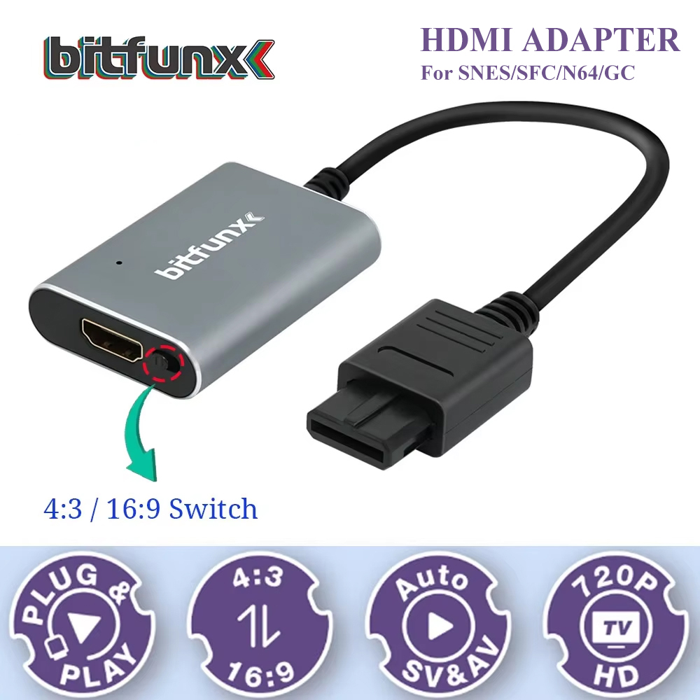 Bitfunx 720P Adattatore Svideo - Retro Gaming Station recensione e prezzo