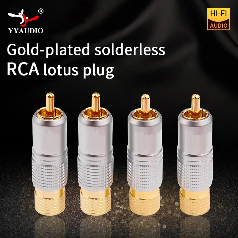 4 pz Hifi 24K Placcato Oro RCA - Composite Rca Cable recensione e prezzo